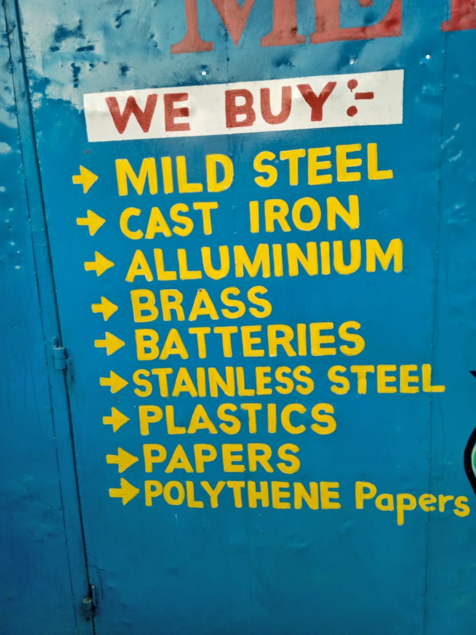 Scrap metal collection and sorting at Kaspulkhan's Nairobi yard