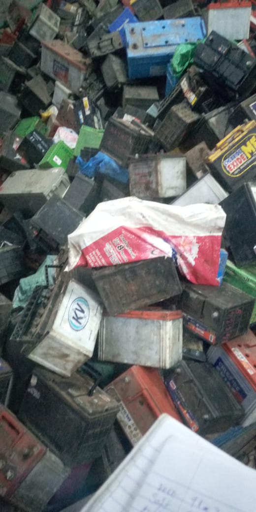 Sorted PET and HDPE plastics for recycling in Kenya